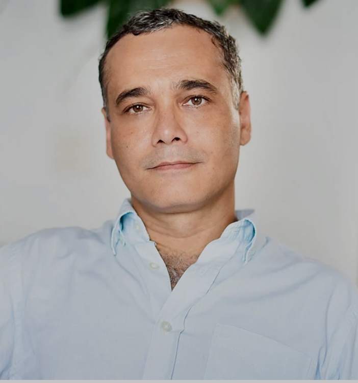 Brazilian neuroscientist Sidarta Ribeiro, known for his research on brain science, consciousness, and the cultural and biological role of cannabinoids.